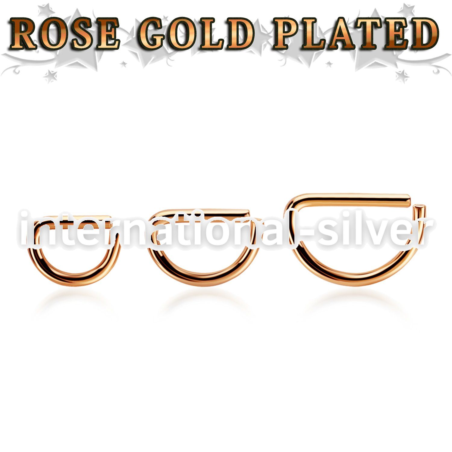 selttd16 seamless   segment rings anodized surgical steel 316l nose