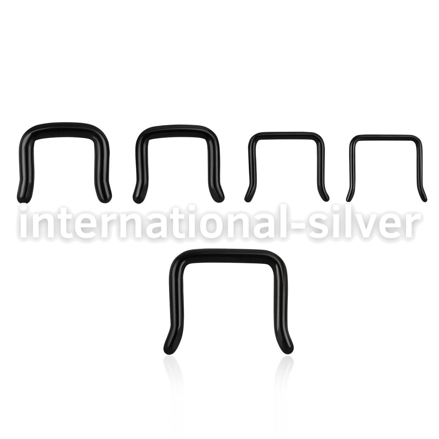 septb straight barbells anodized surgical steel 316l septum