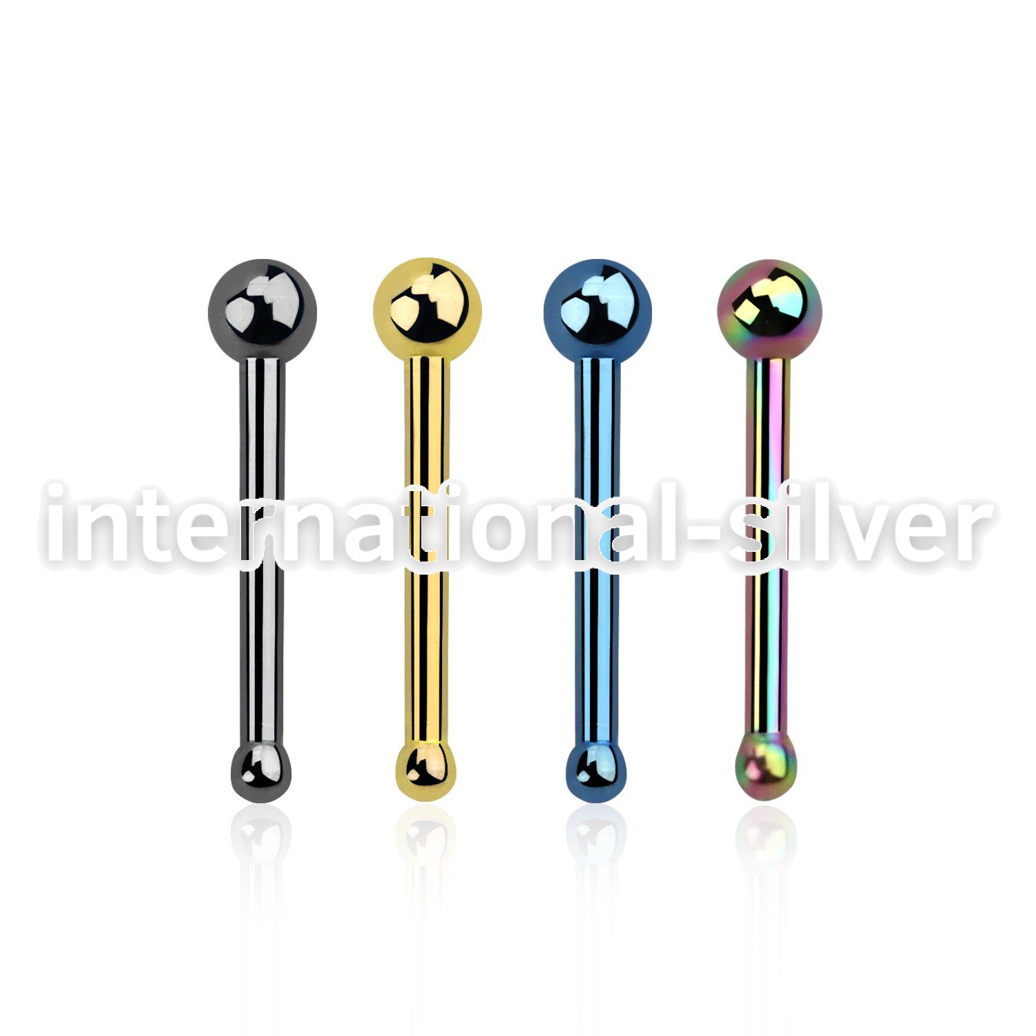 snbbt nose bone anodized surgical steel 316l nose