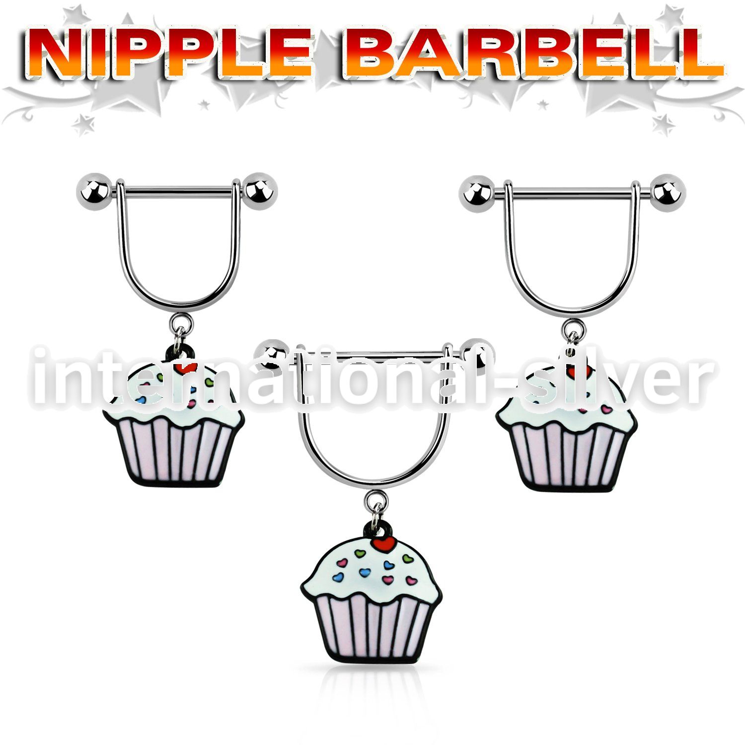 snpod10 straight barbells surgical steel 316l nipple