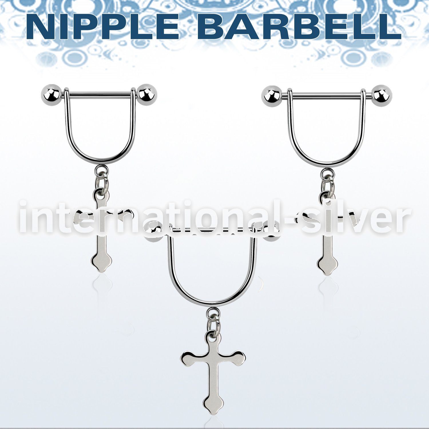 snpod22 straight barbells surgical steel 316l nipple