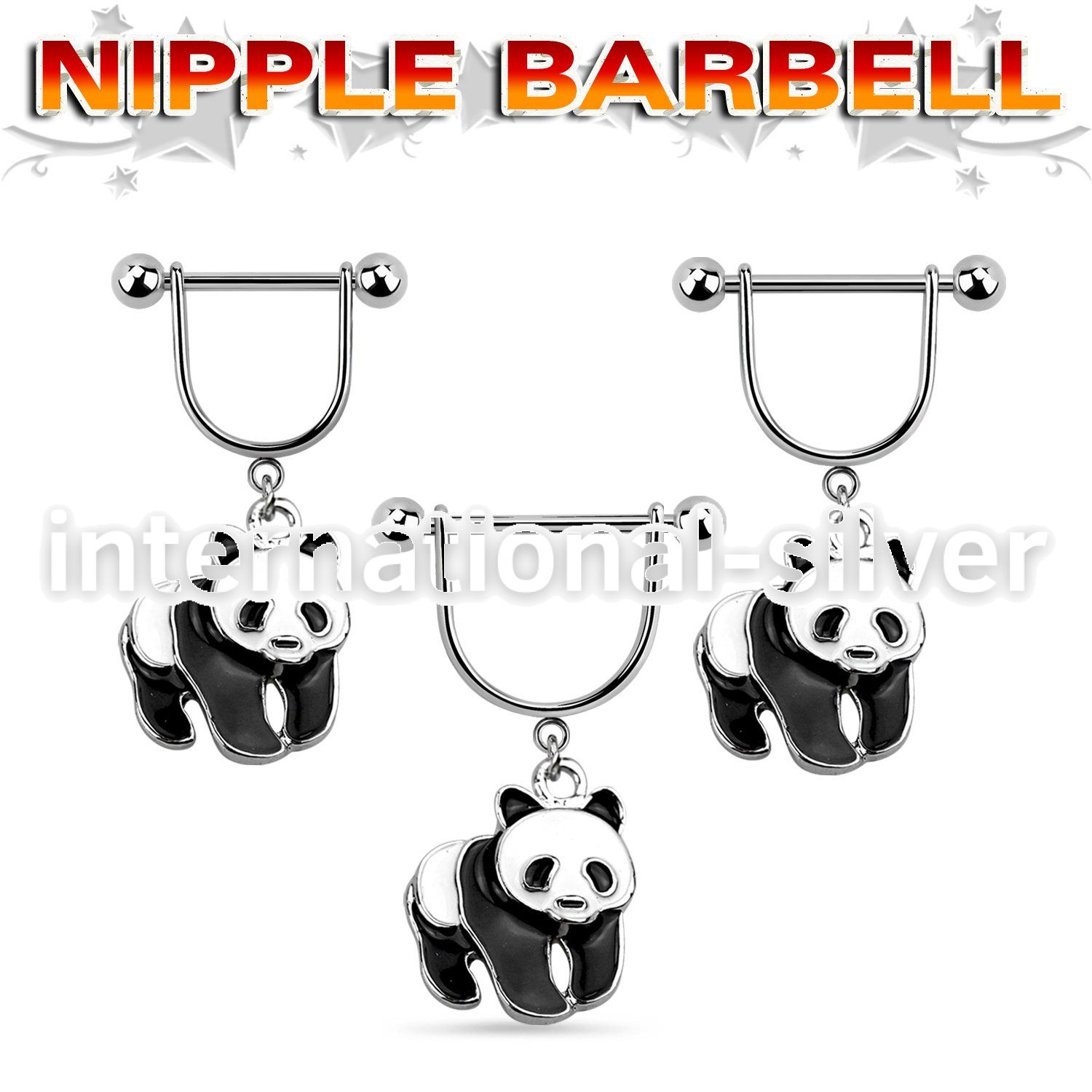snpod9 straight barbells surgical steel 316l nipple