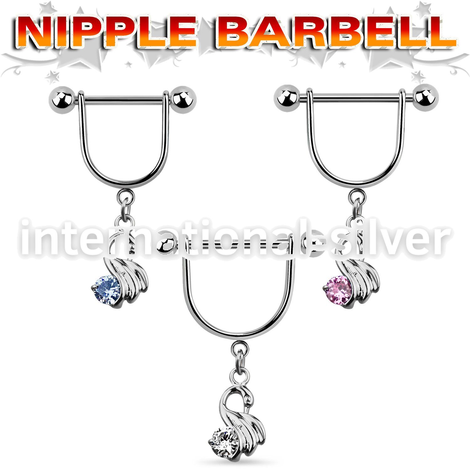 snpoz5 straight barbells surgical steel 316l nipple