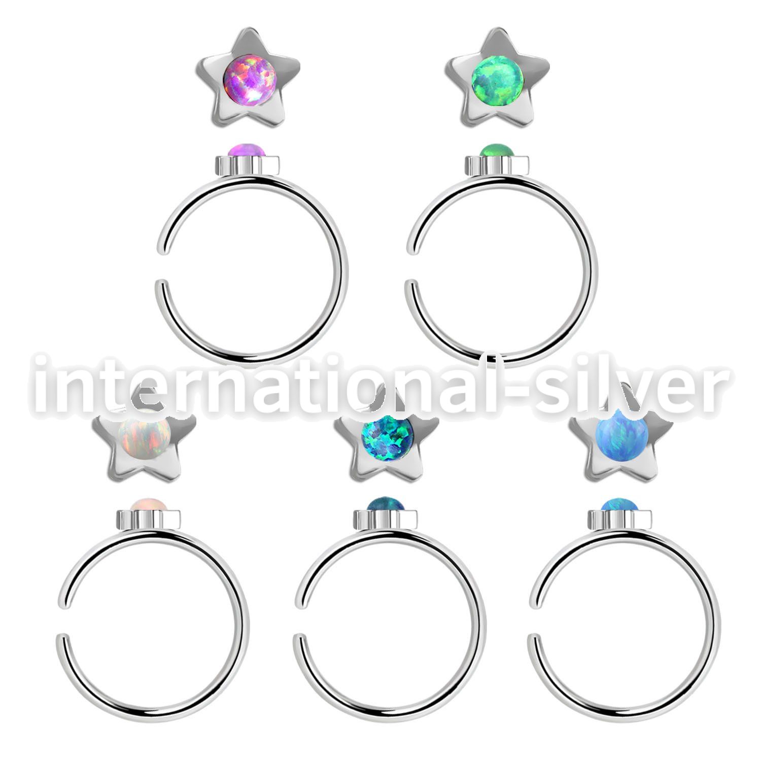 snr4op fake illusion body jewelry surgical steel 316l nose