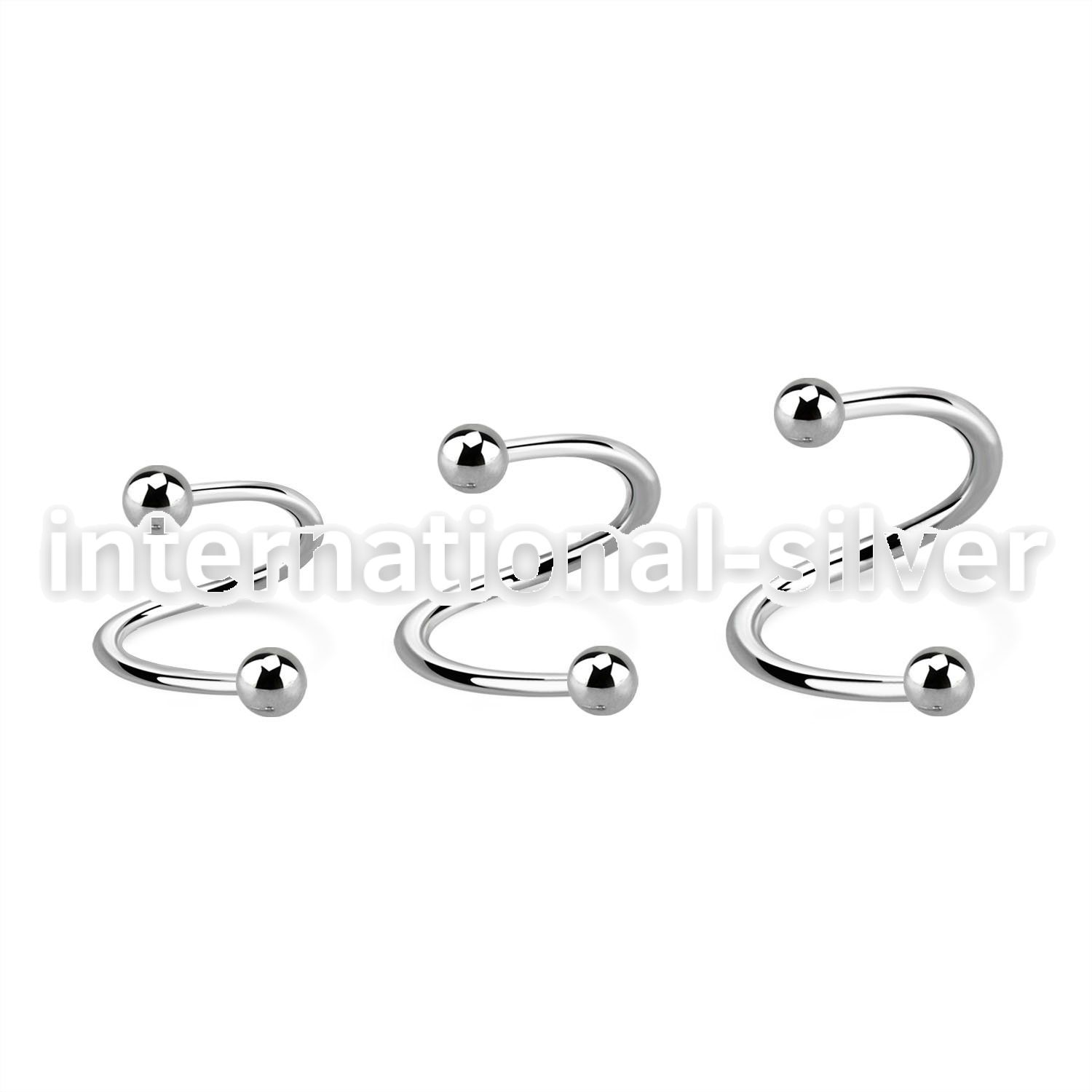 speb spirals twisters surgical steel 316l eyebrow