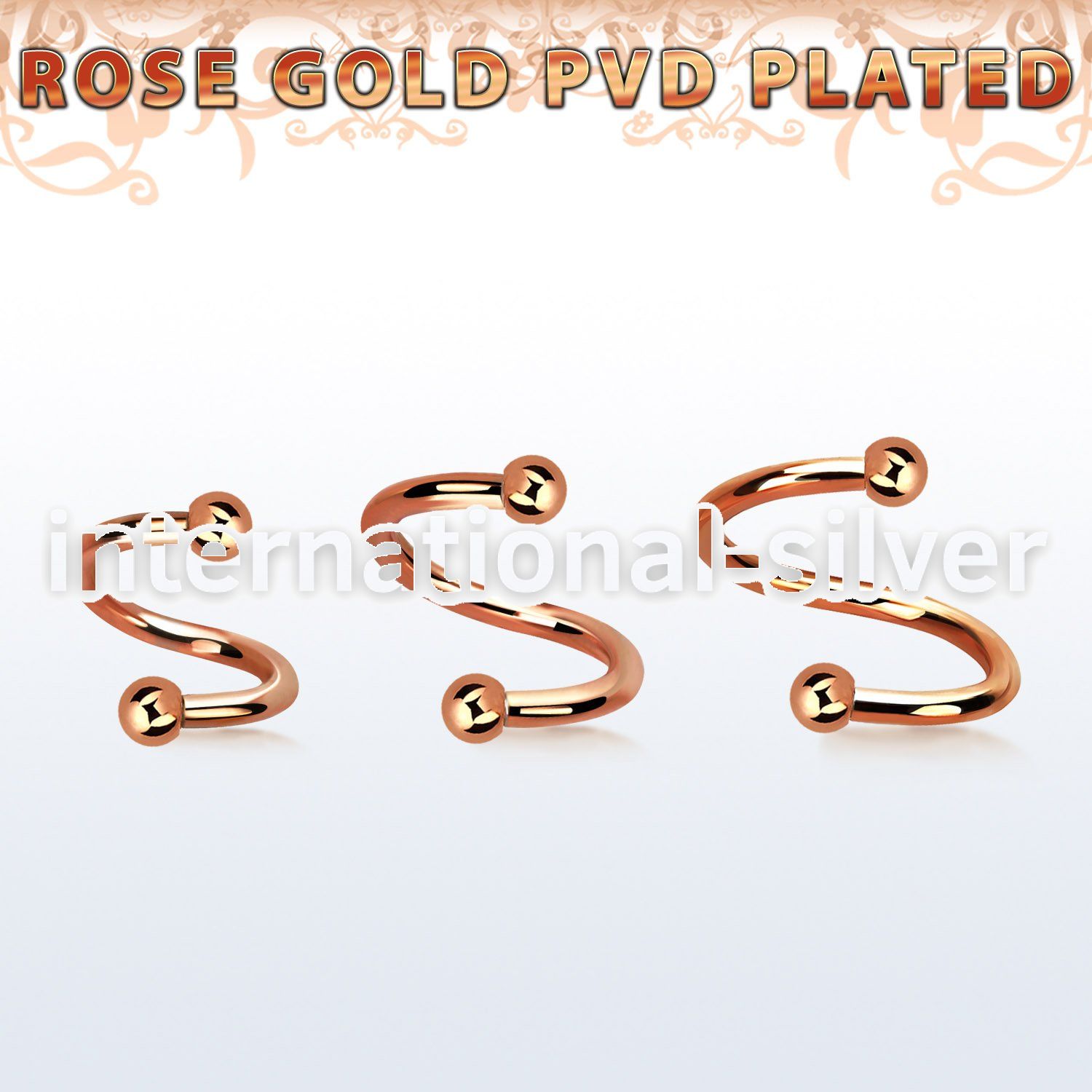 spettb25 spirals twisters anodized surgical steel 316l eyebrow