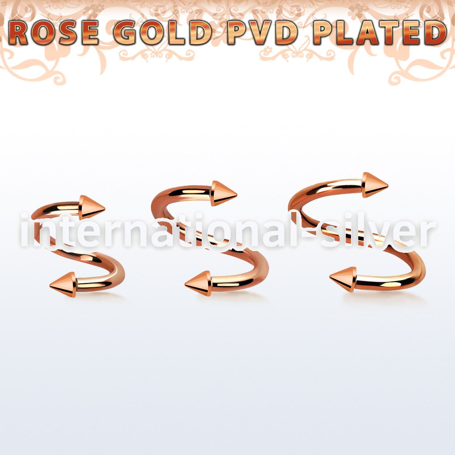 spettcn2 spirals twisters anodized surgical steel 316l eyebrow