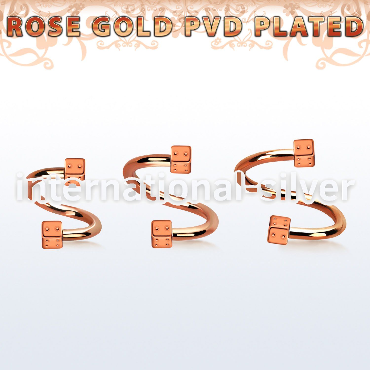 spettd25 spirals twisters anodized surgical steel 316l eyebrow