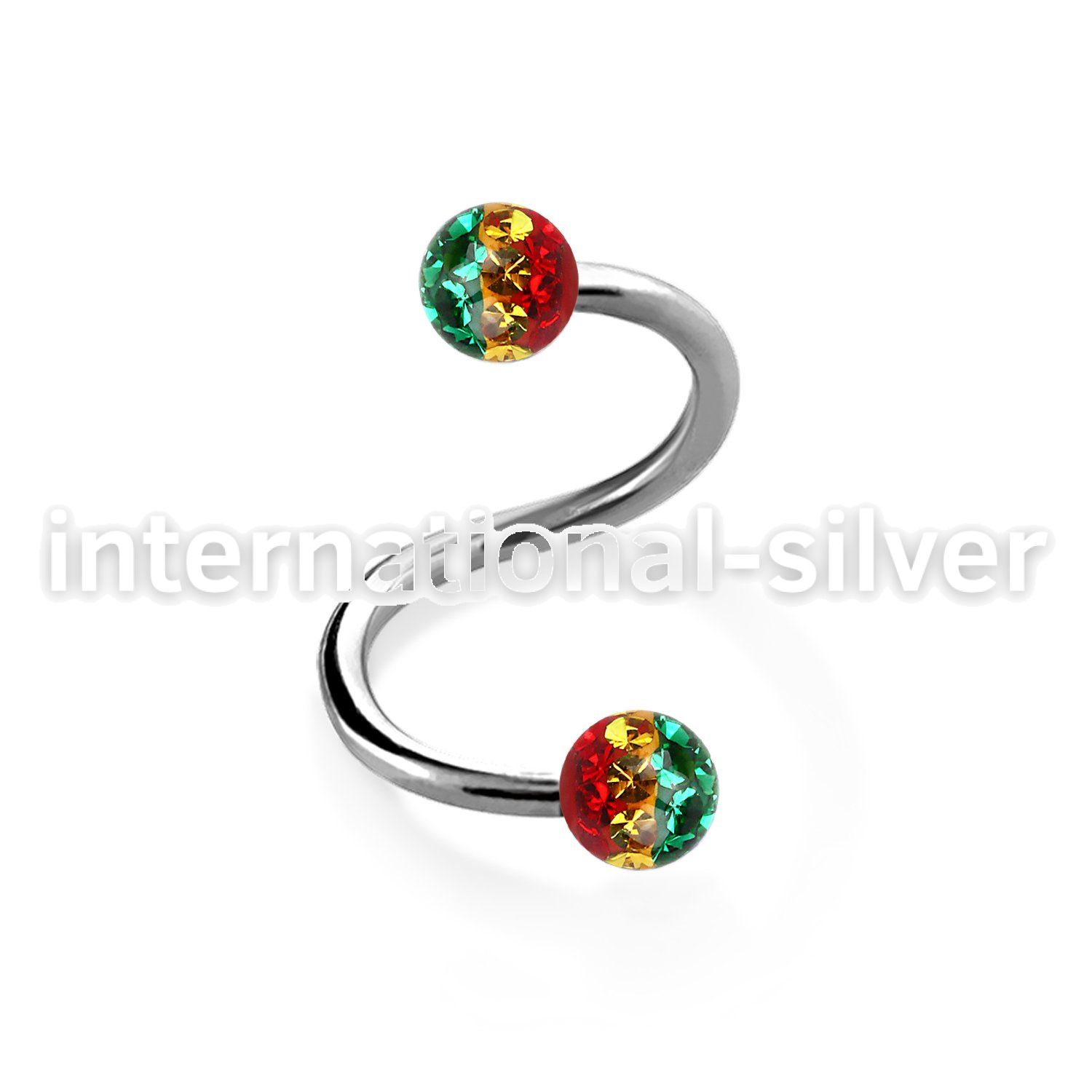 spfr5r spirals twisters surgical steel 316l eyebrow