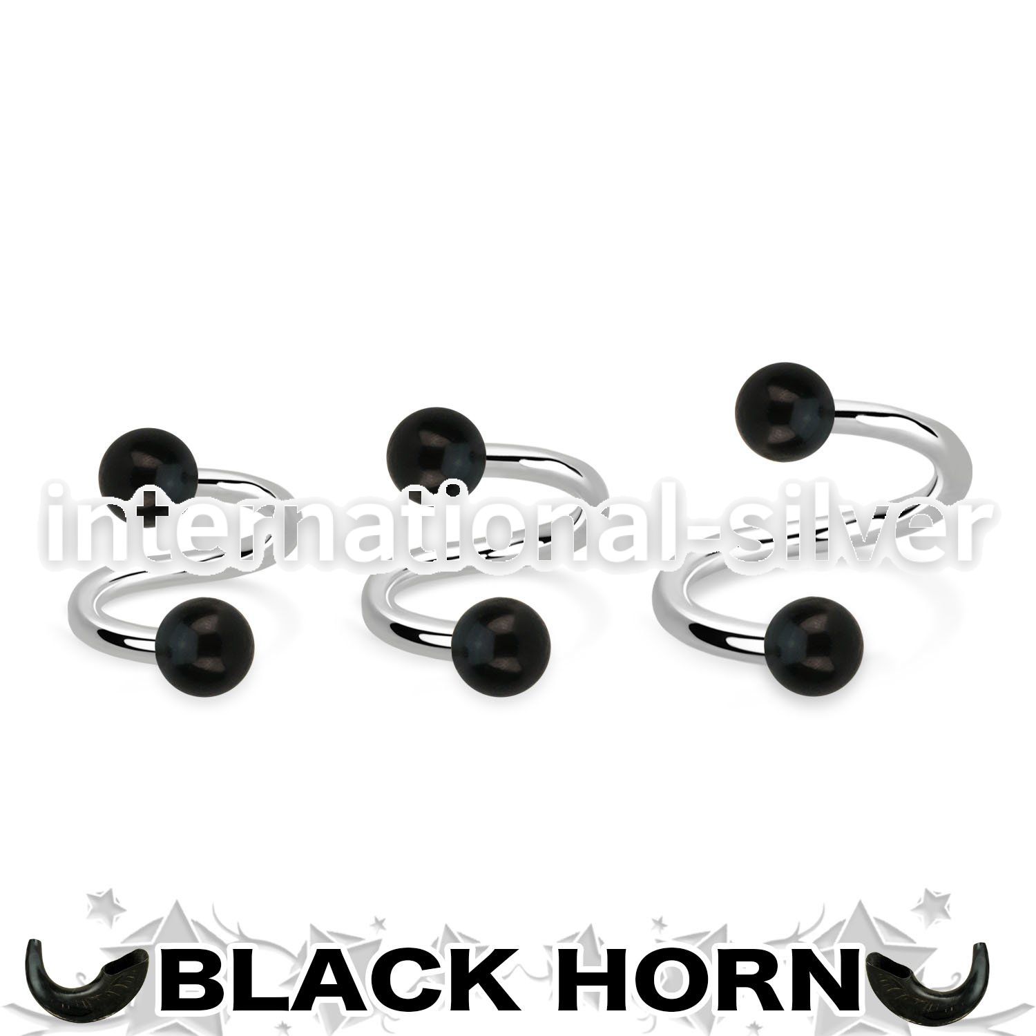 spwk5 spirals twisters organic body jewelry eyebrow