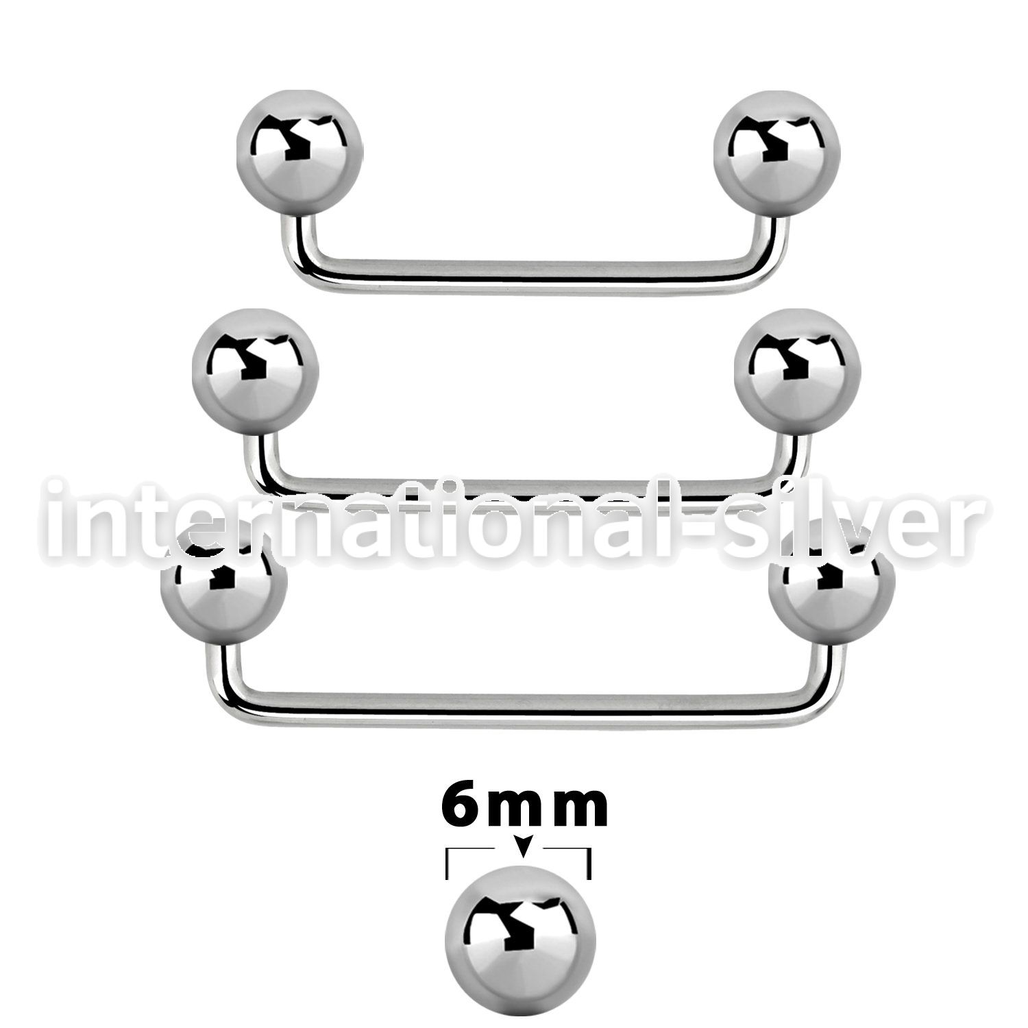 sudb6 surface piercing surgical steel 316l surface piercings