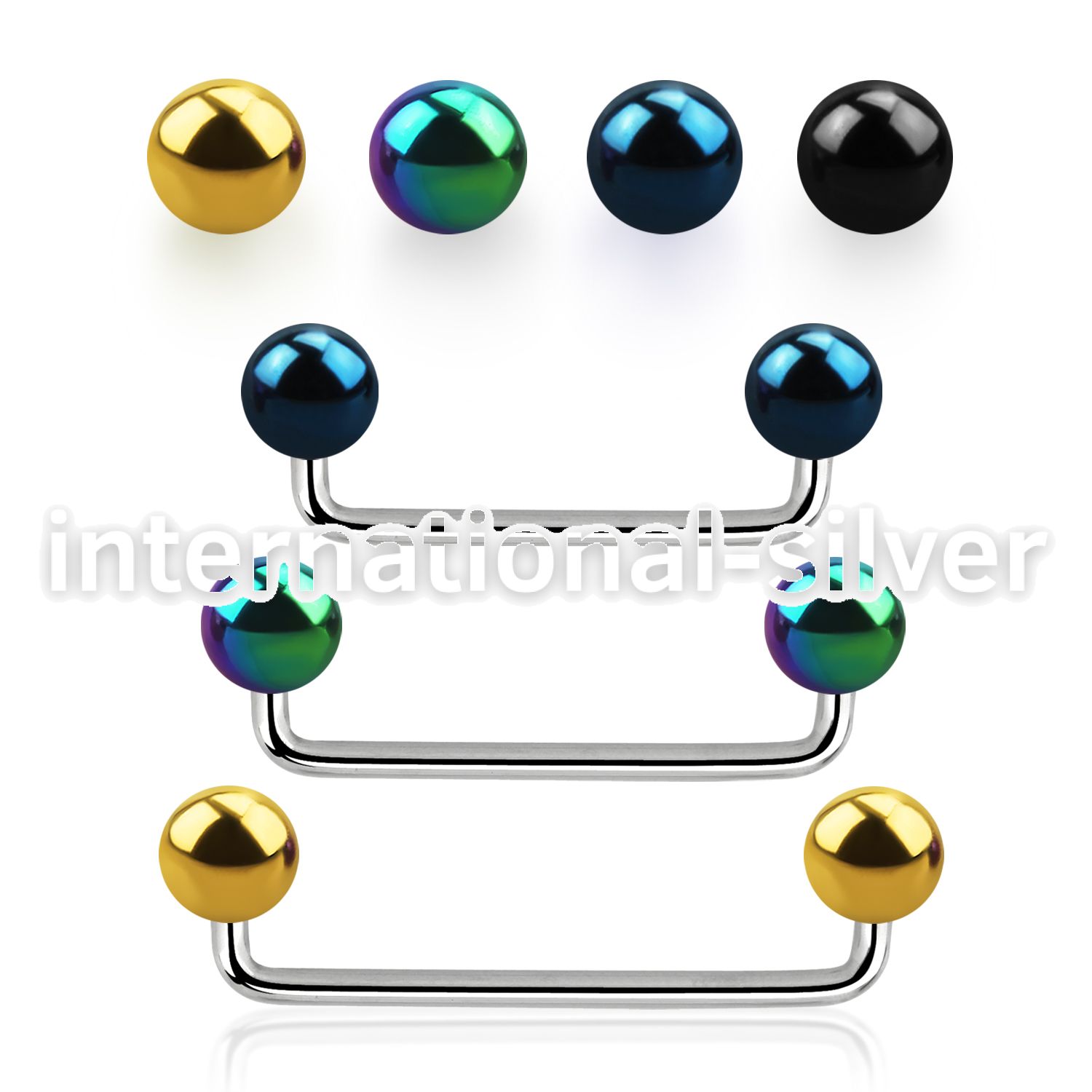 sudbt5 surface piercing anodized surgical steel 316l surface piercings
