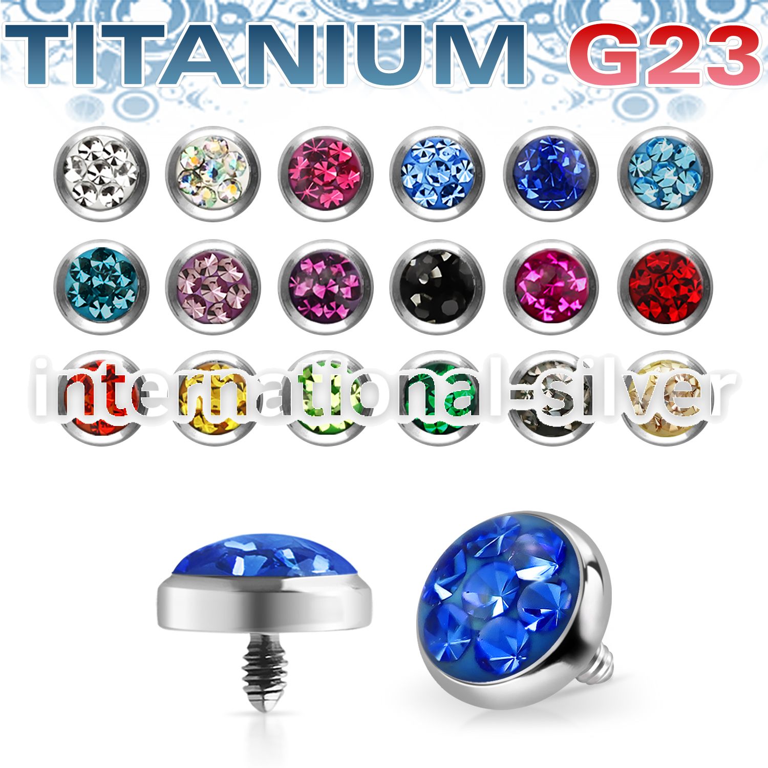 tafr5c dermals titanium g23 implant grade surface piercings