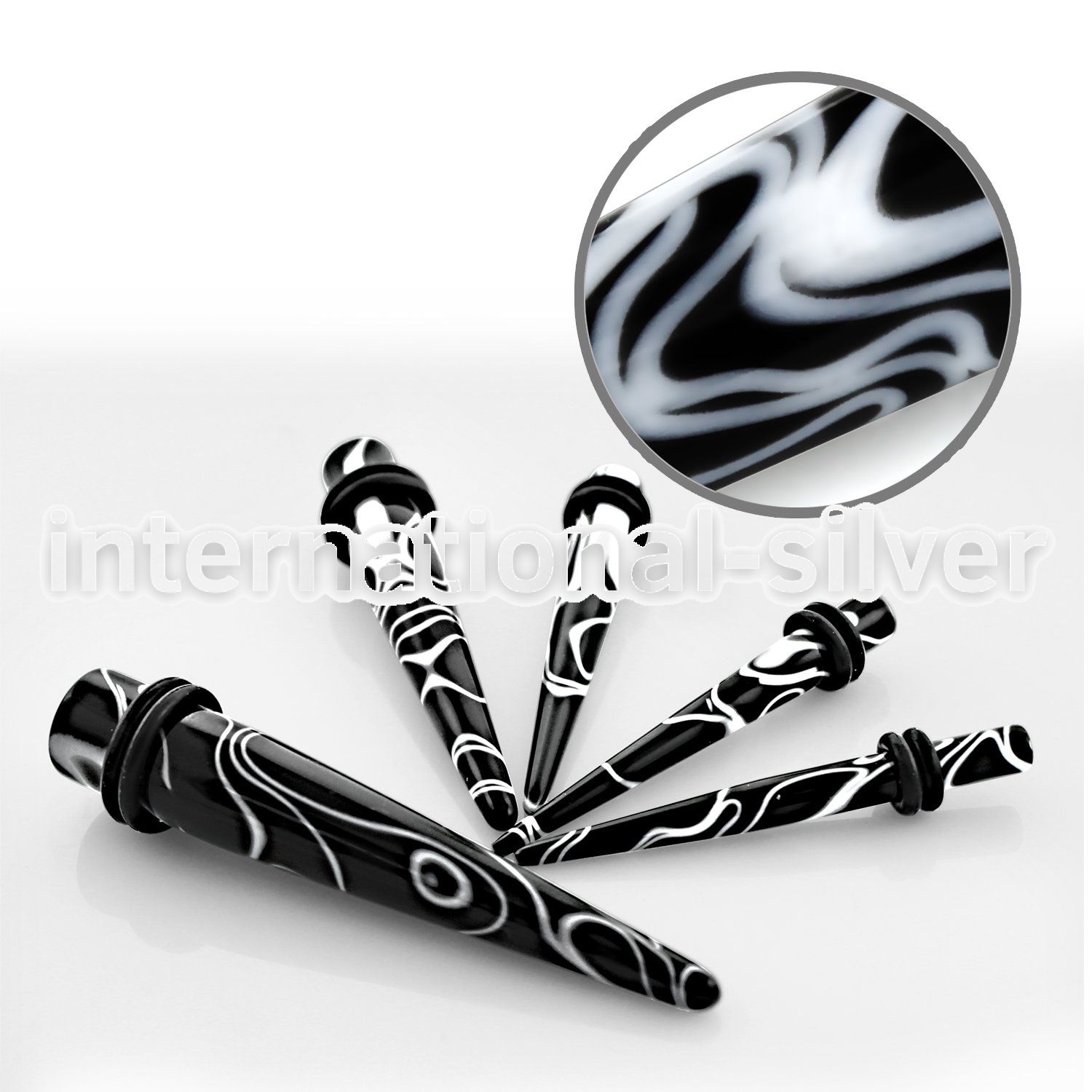 tpms tapers acrylic body jewelry ear lobe