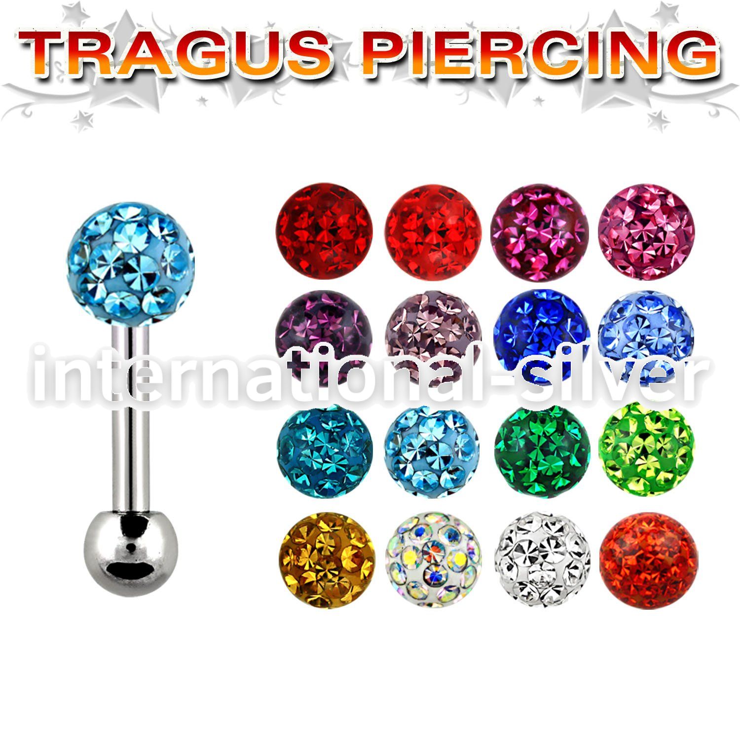 trg8 straight barbells surgical steel 316l tragus