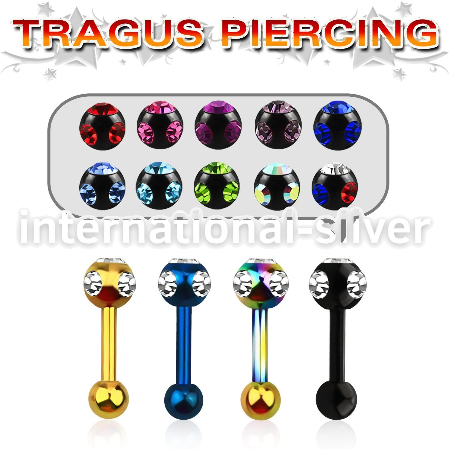 trgt9 straight barbells anodized surgical steel 316l 