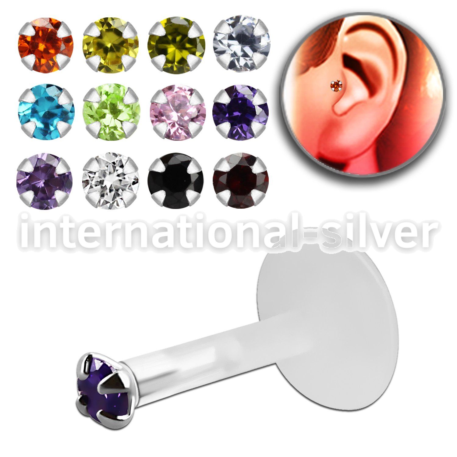 trgz1 labrets lip rings bioflex ptfe tragus