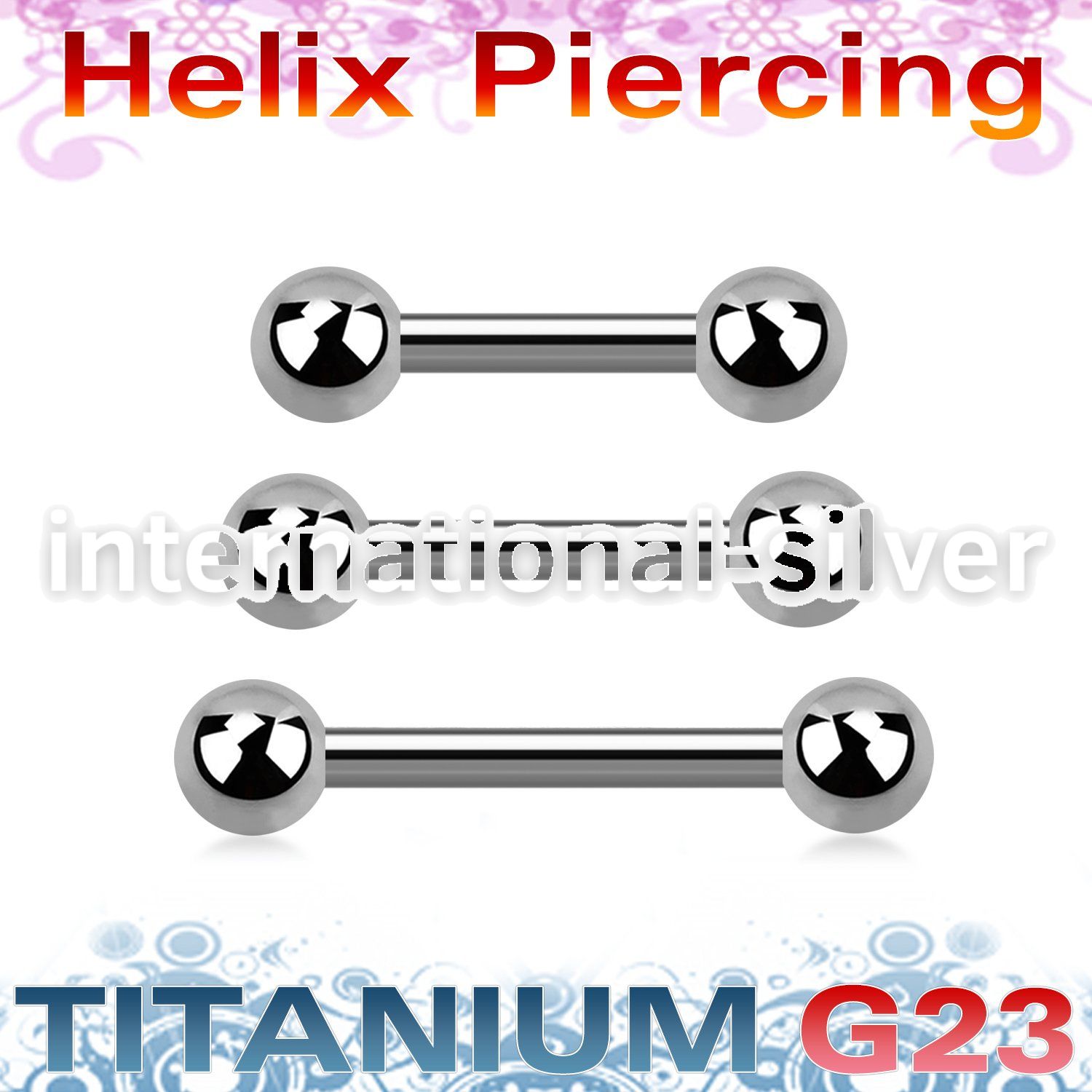 ubber31 straight barbells titanium g23 implant grade eyebrow