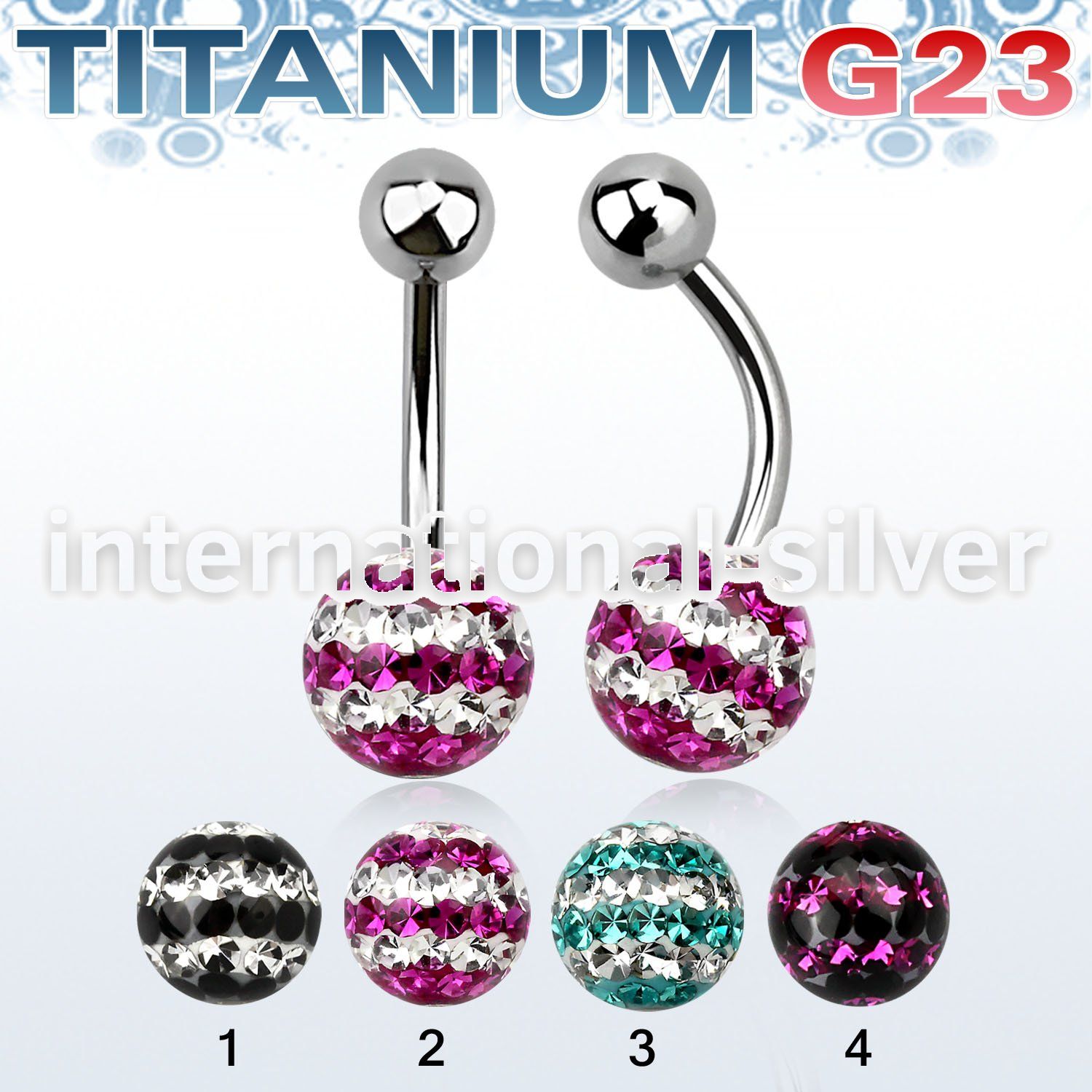 ubnfr8d belly rings titanium g23 implant grade belly button