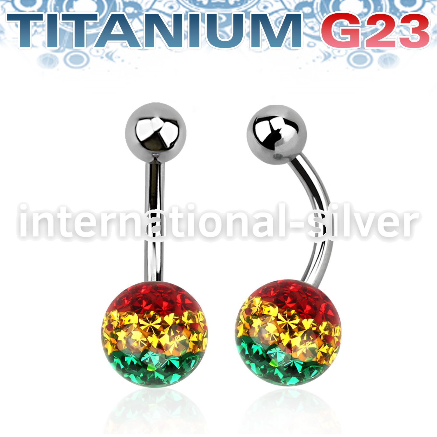 ubnfr8r belly rings titanium g23 implant grade belly button