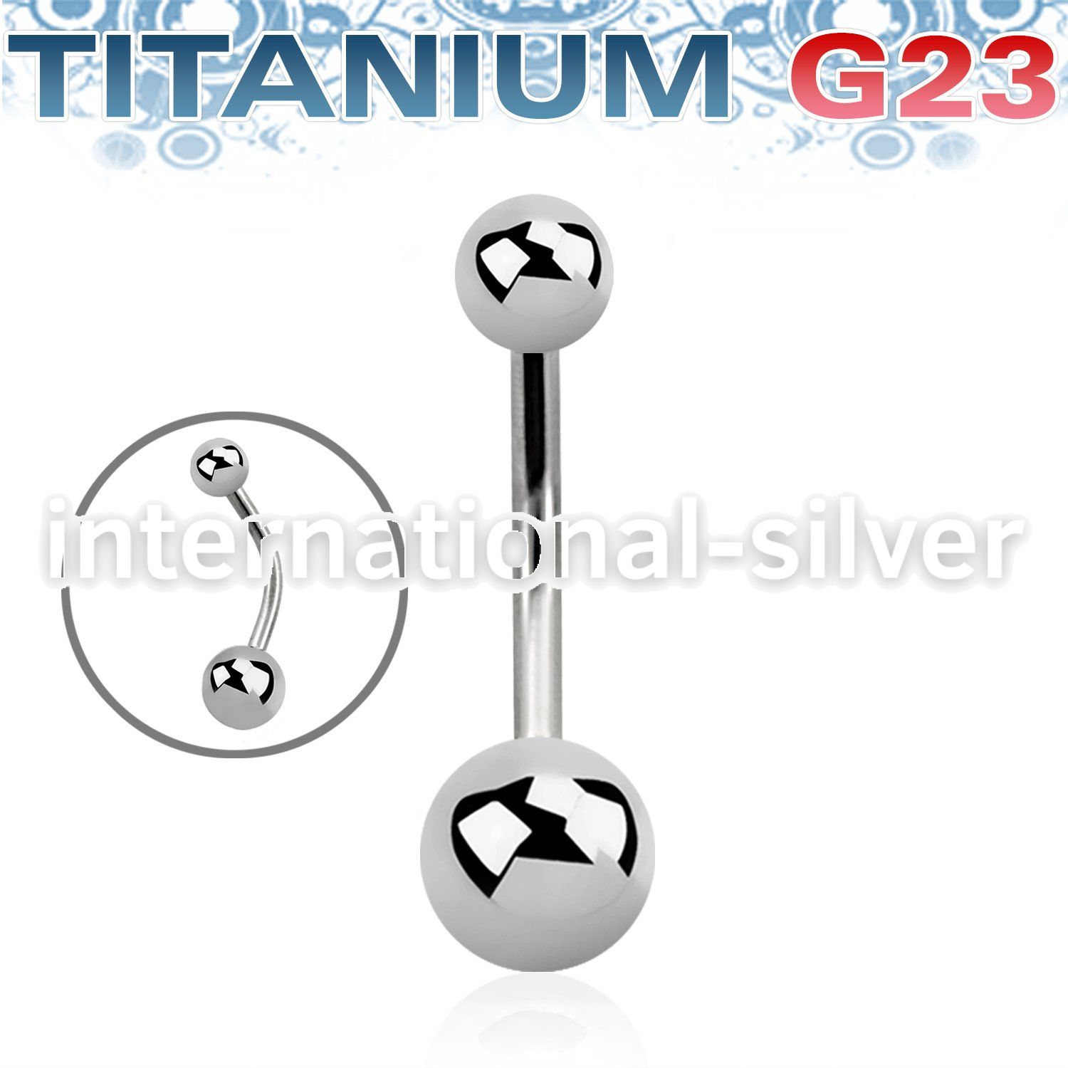 ubns belly rings titanium g23 implant grade belly button