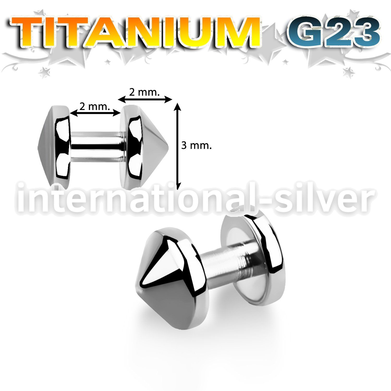 usdg18 dermals titanium g23 implant grade surface piercings