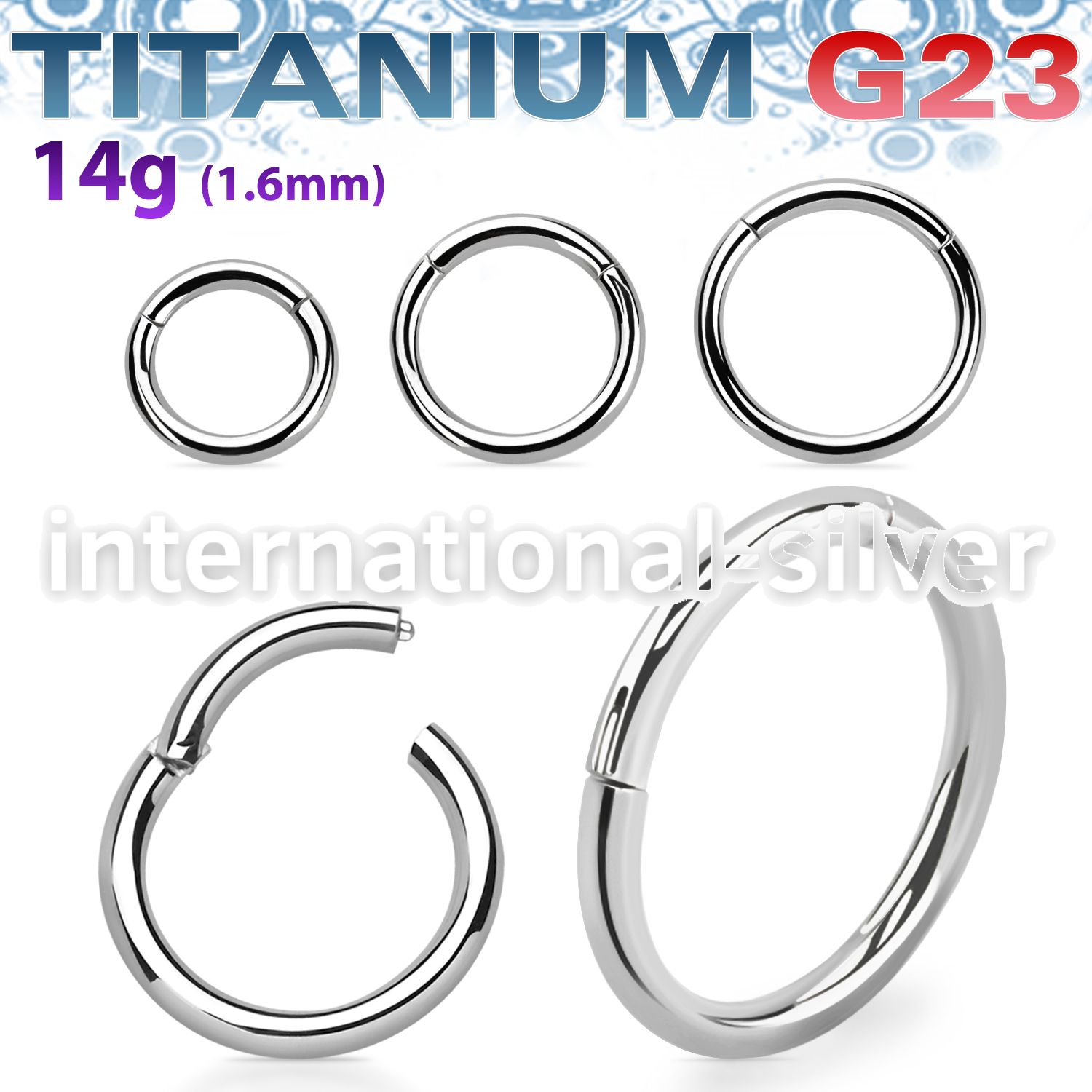 usegh14 titanium g23 hinged segment ring
