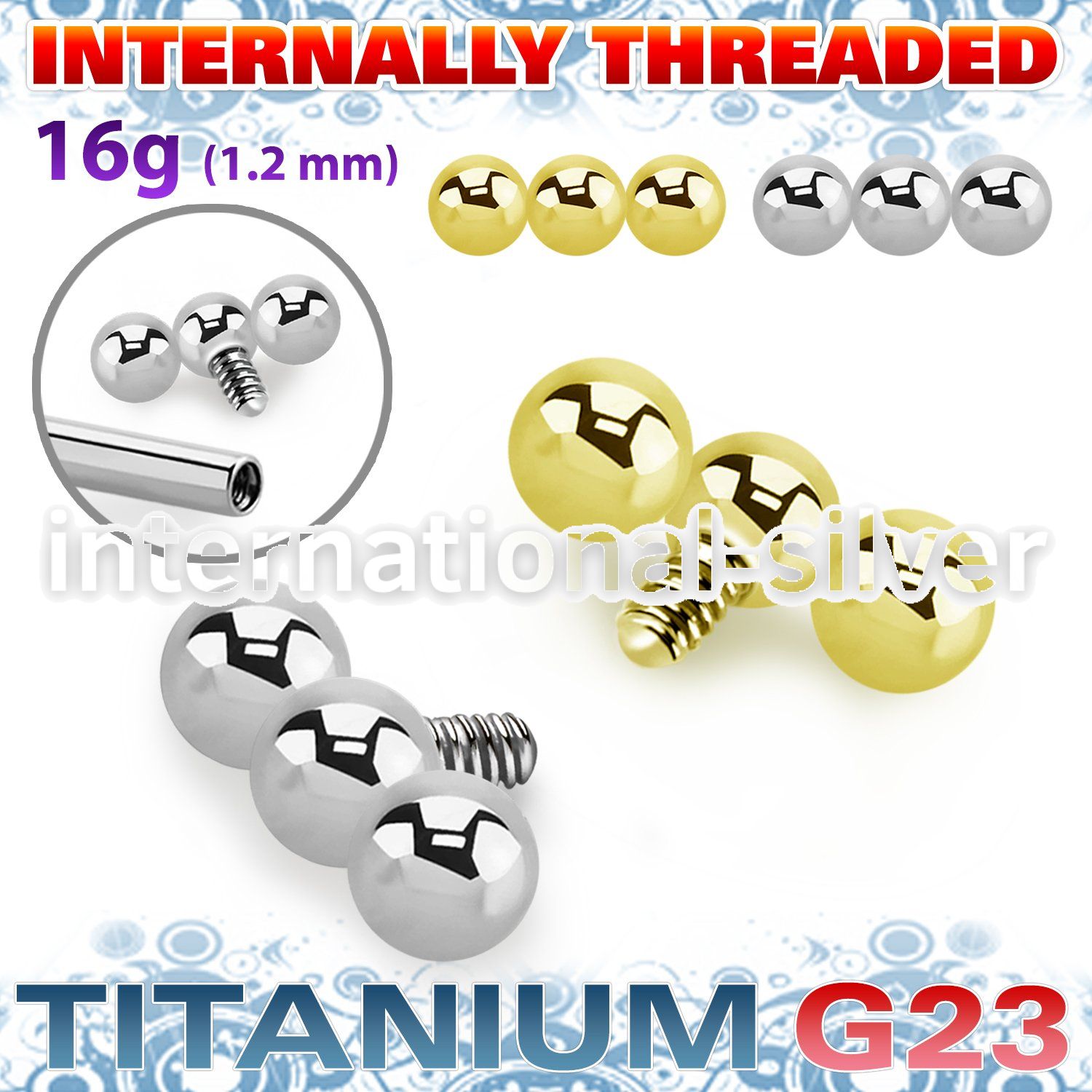 ush6in titanium three balls top