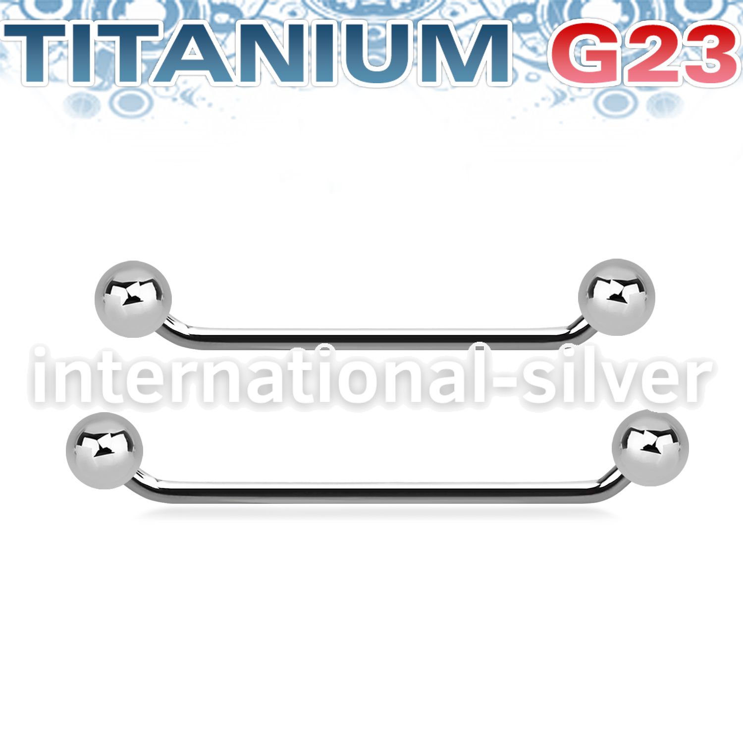 usubb5 surface piercing titanium g23 implant grade surface piercings