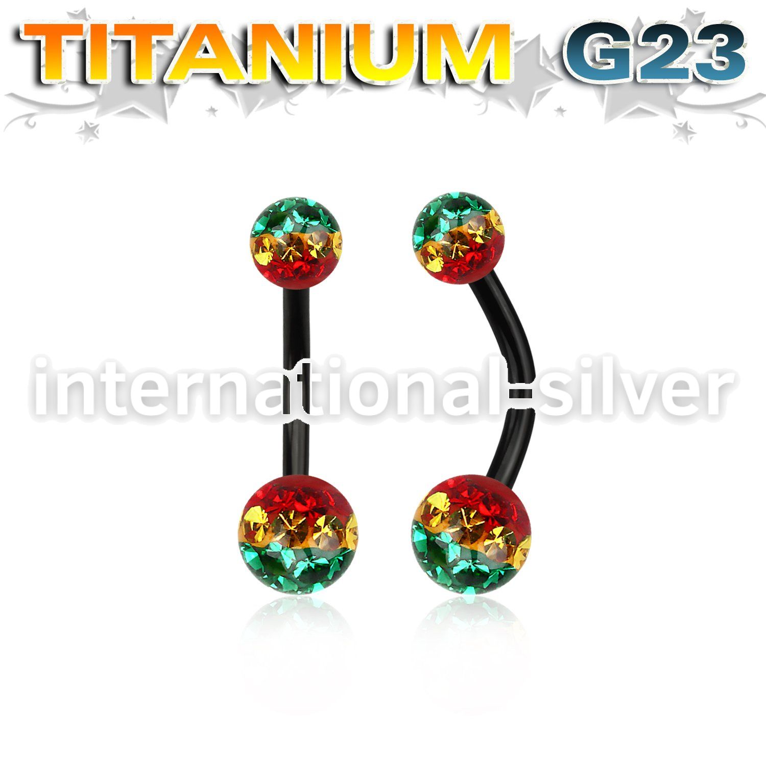 utbnfrsr belly rings anodized titanium g23 implant grade belly button