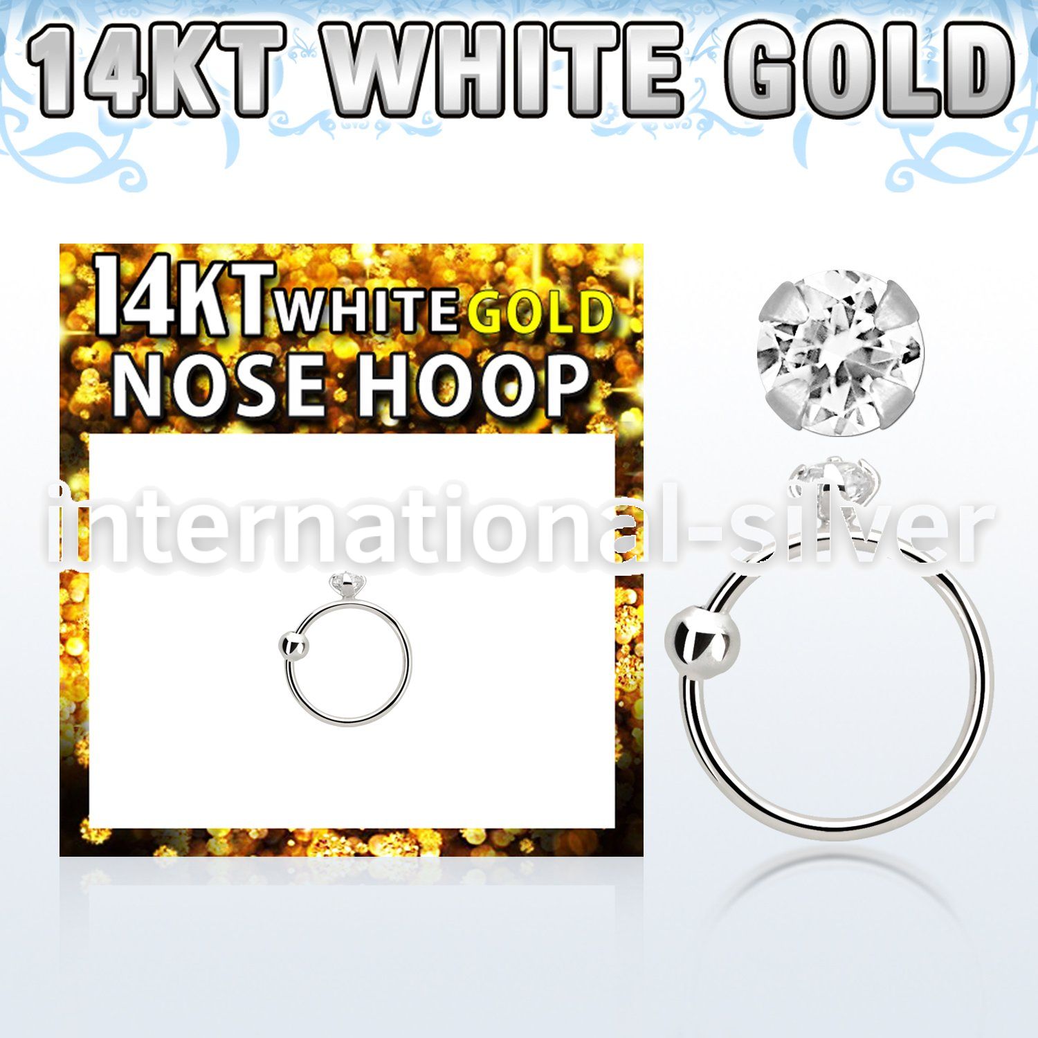 whz2 nose hoop gold nose