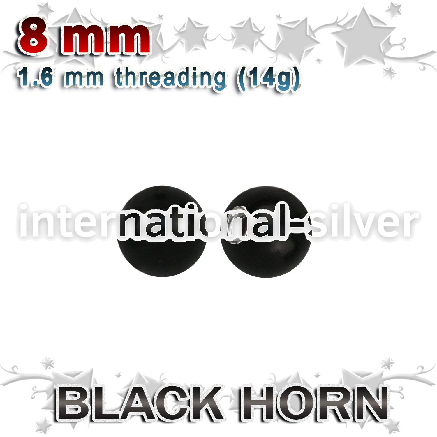 wkball5 loose body jewelry parts organic body jewelry 