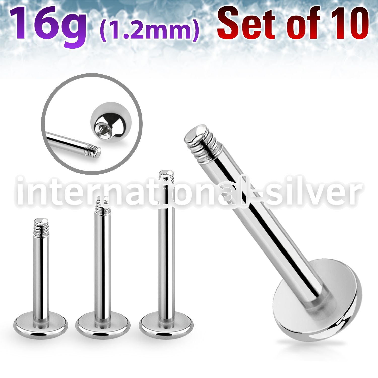 xlb16g loose body jewelry parts surgical steel 316l belly button