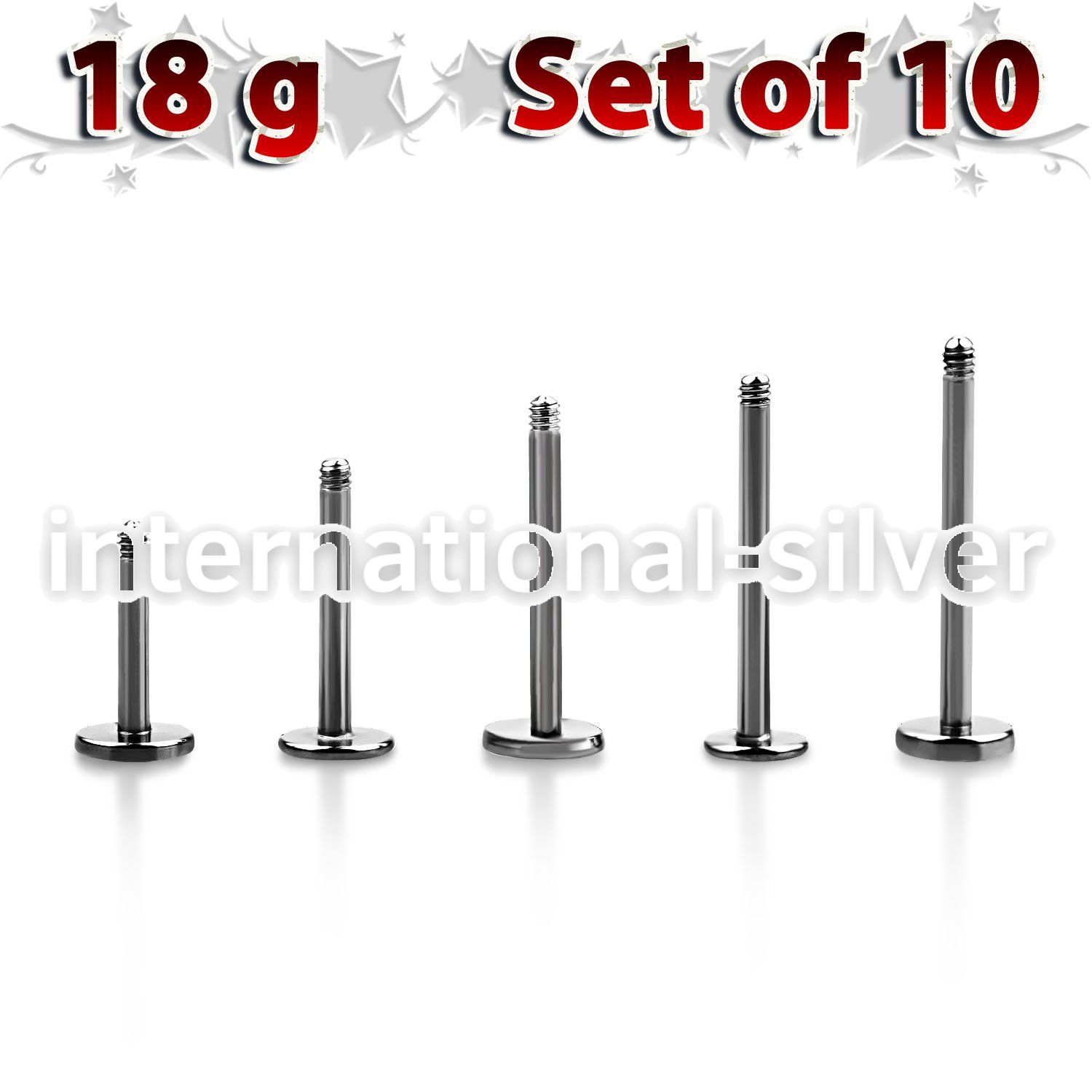 xlb18g loose body jewelry parts surgical steel 316l belly button