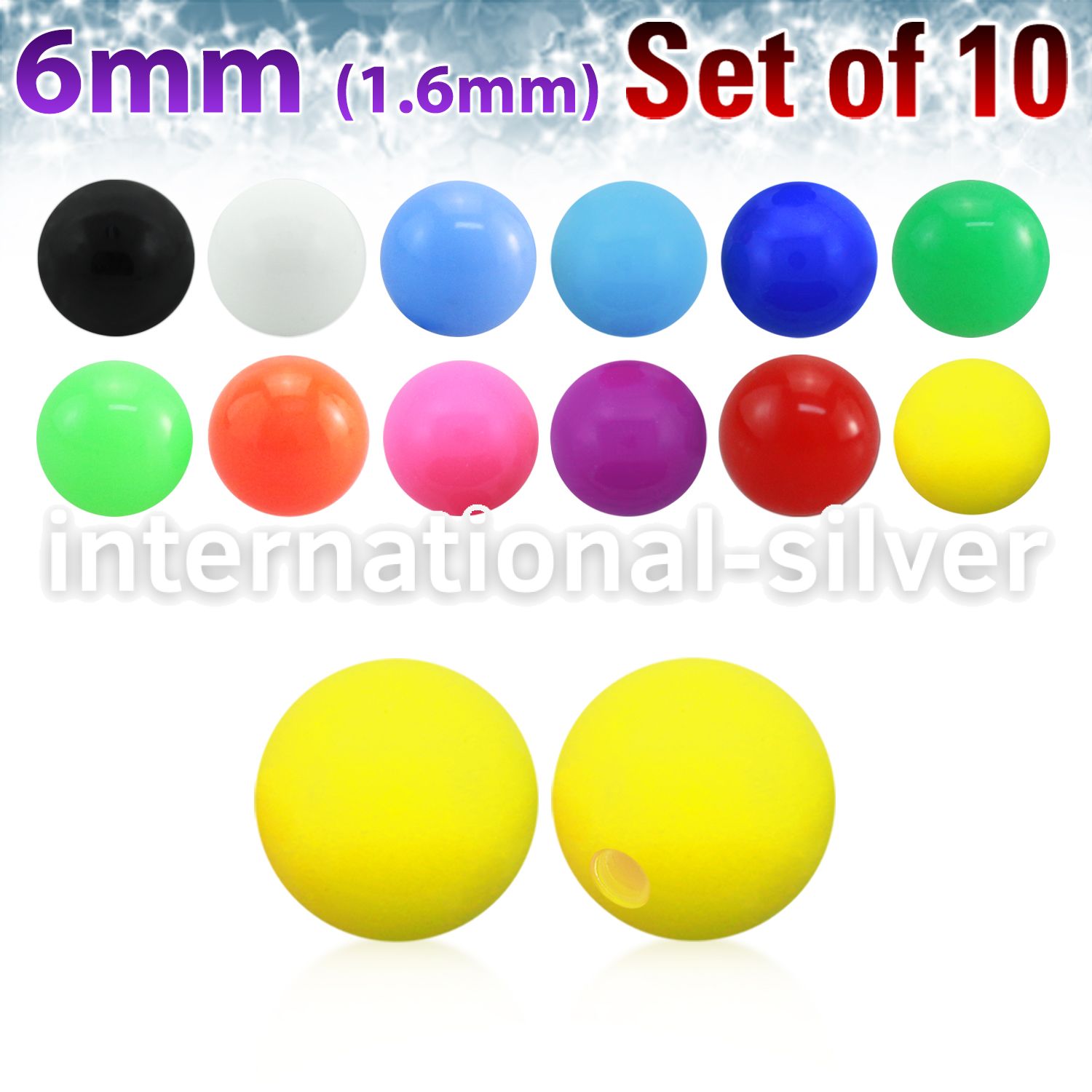 xsab6 loose body jewelry parts acrylic body jewelry belly button