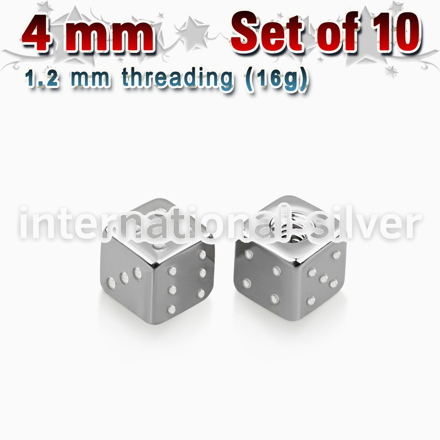 xsdi4s loose body jewelry parts surgical steel 316l belly button