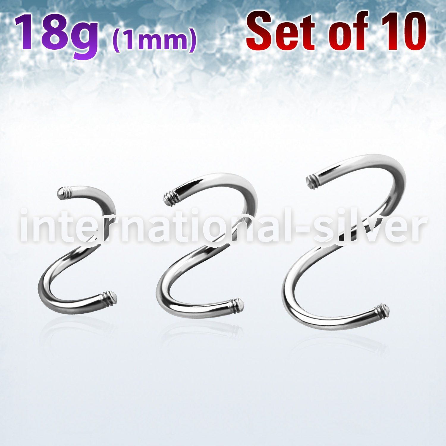 xsp18g loose body jewelry parts surgical steel 316l 