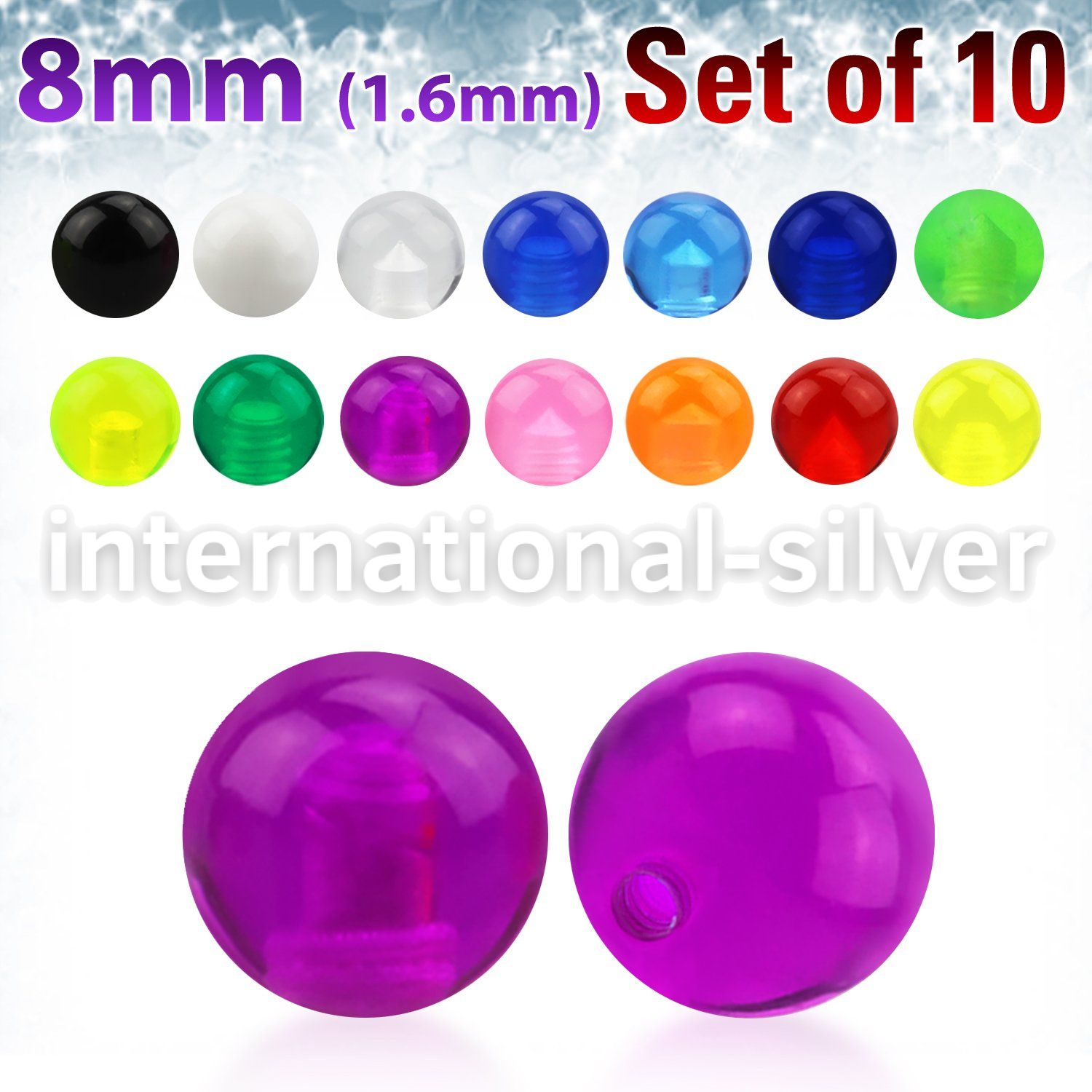 xuvb8 loose body jewelry parts acrylic body jewelry belly button