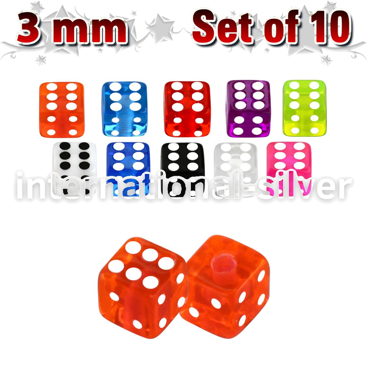 xuvdi3 loose body jewelry parts acrylic body jewelry 