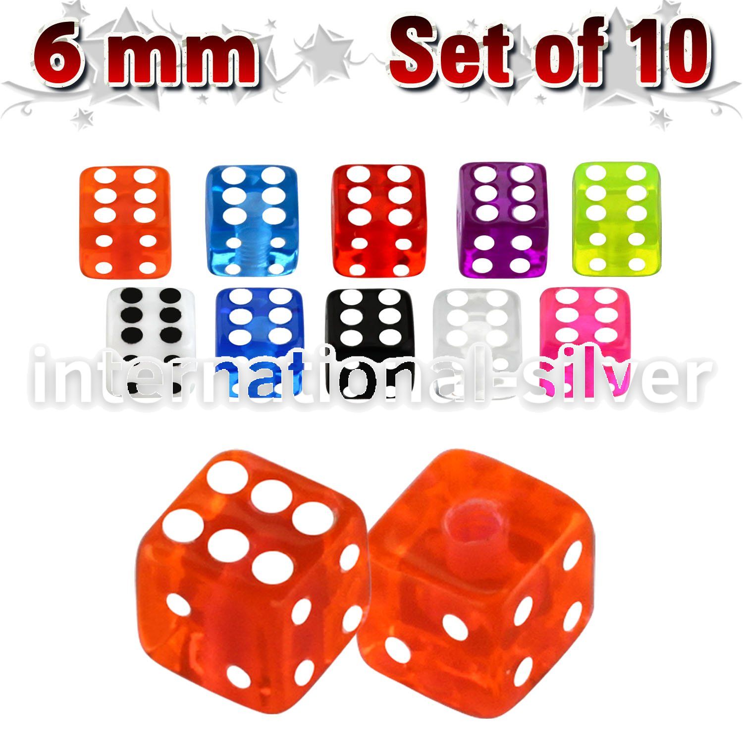 xuvdi6 loose body jewelry parts acrylic body jewelry belly button