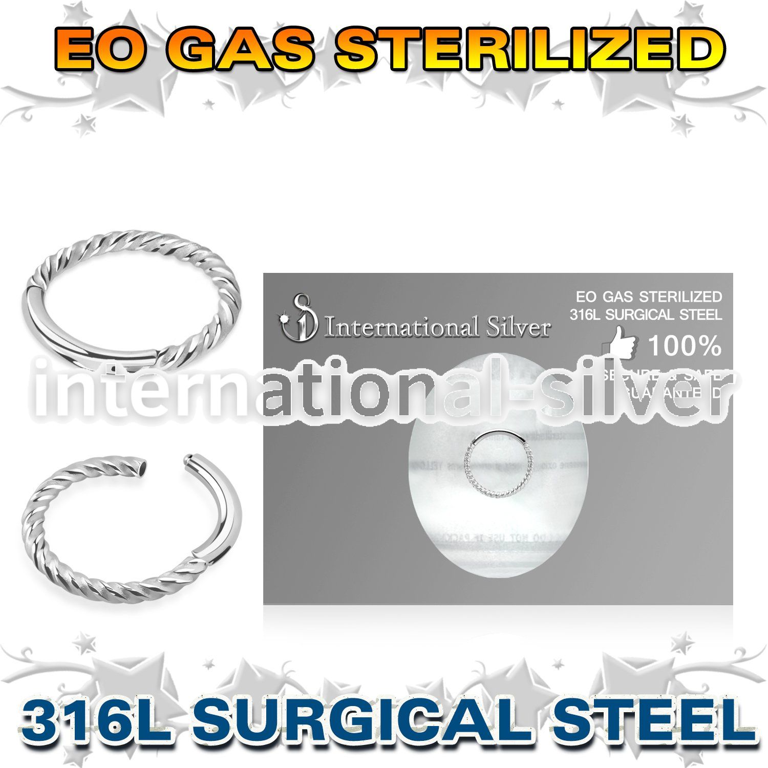 zsgsh20 sterilized steel hinged segment hoop twisted wire