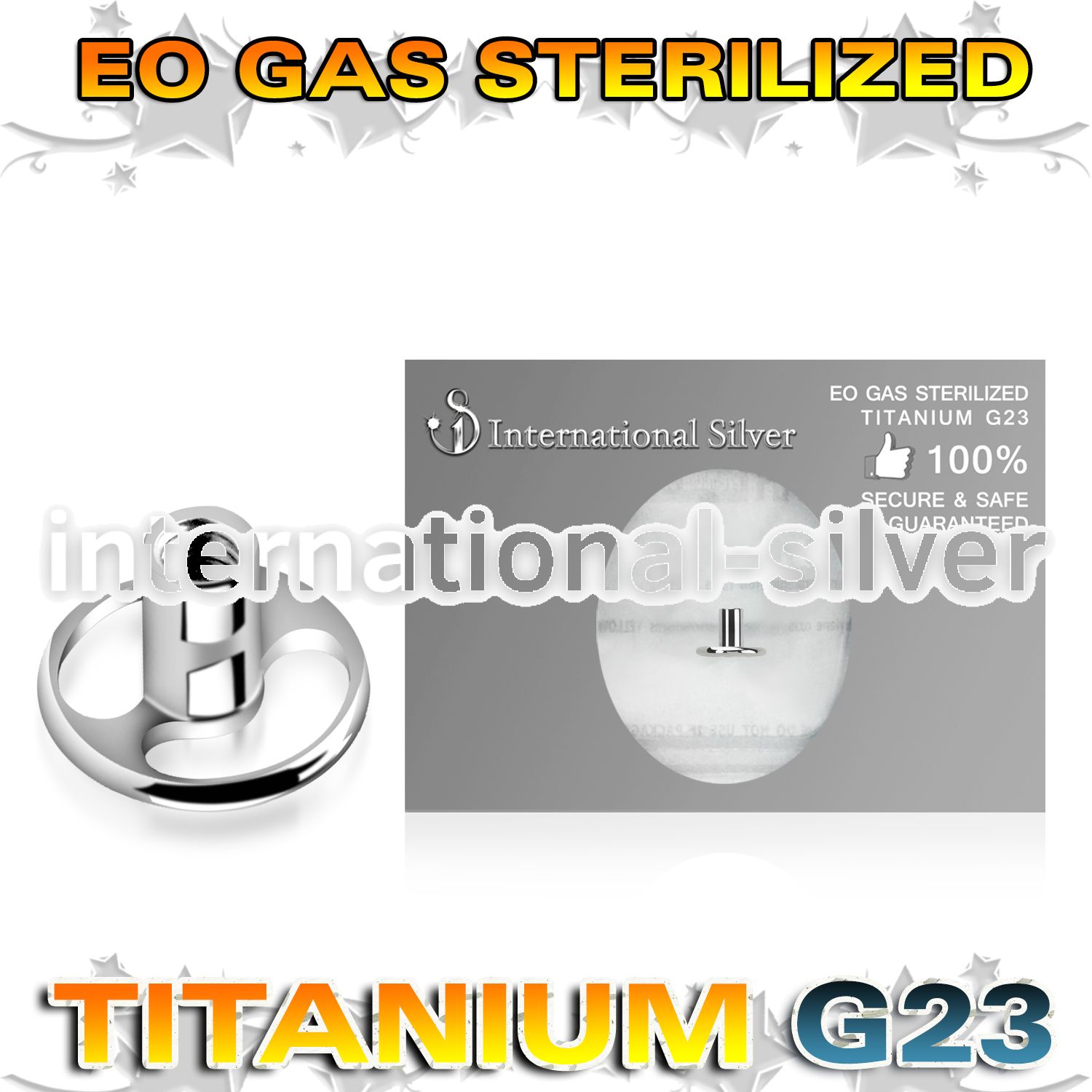 ztsa6 sterilized titanium dermal anchor base 2holes internal