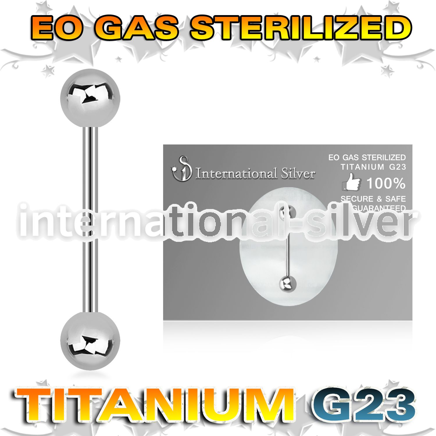 zubbbg straight barbells titanium g23 implant grade tongue