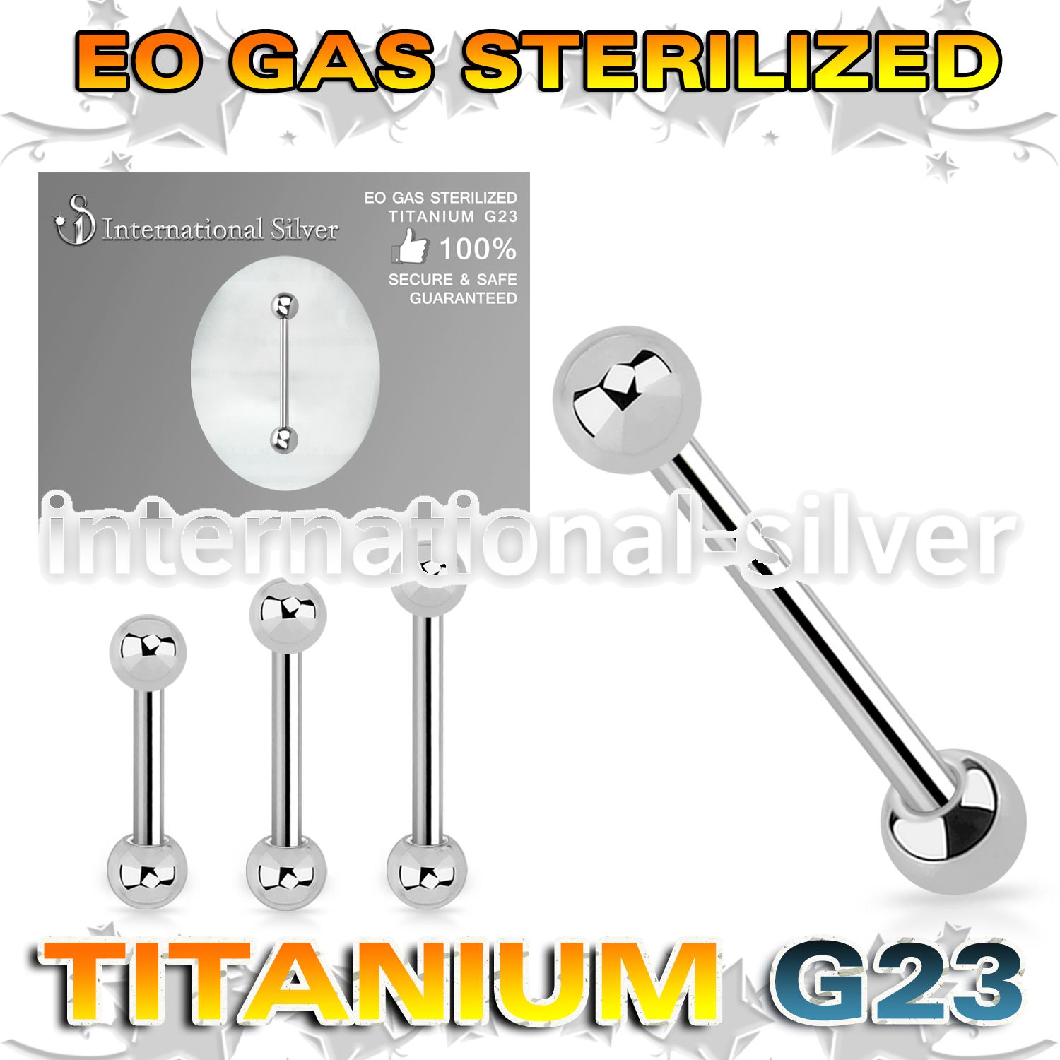 zubbbs straight barbells titanium g23 implant grade tongue