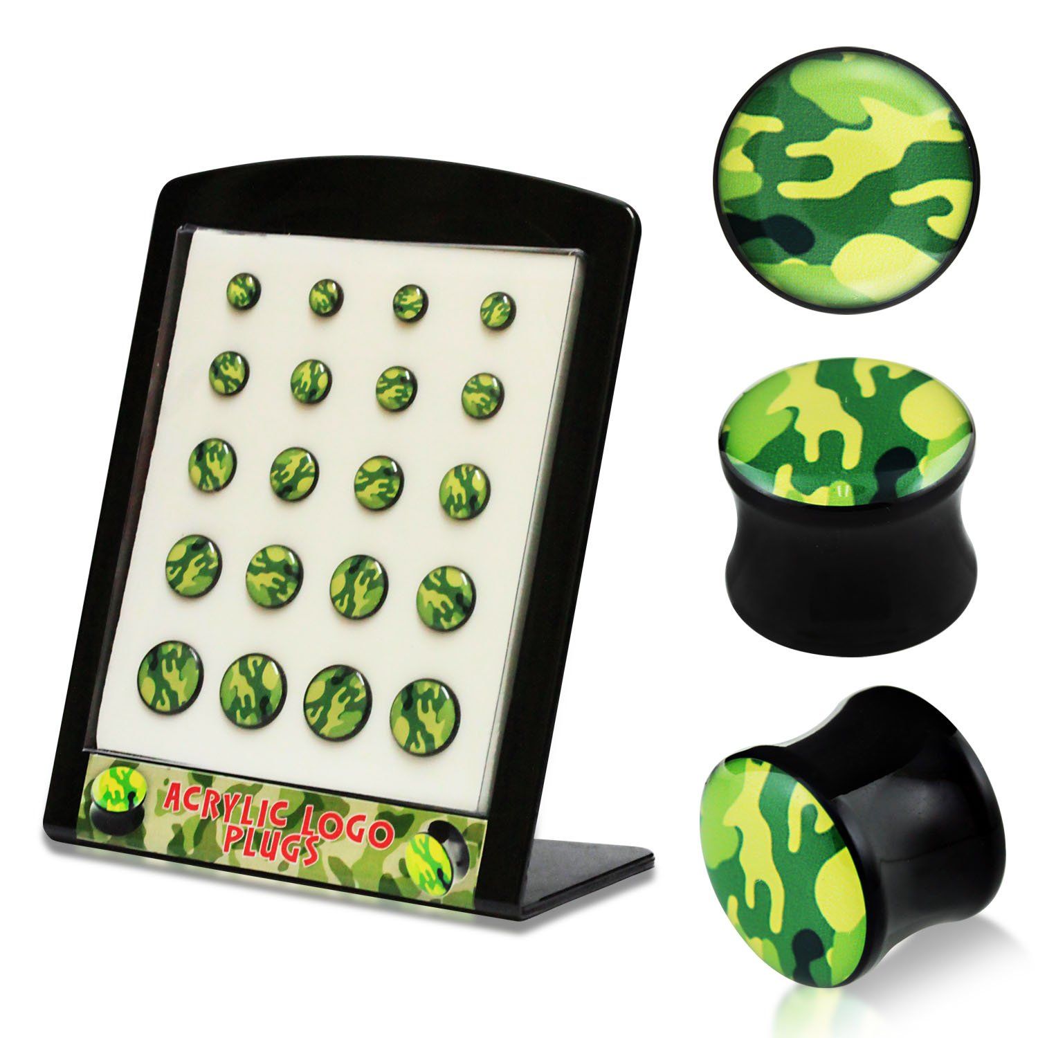 brpg119 plugs gauges acrylic body jewelry ear lobe
