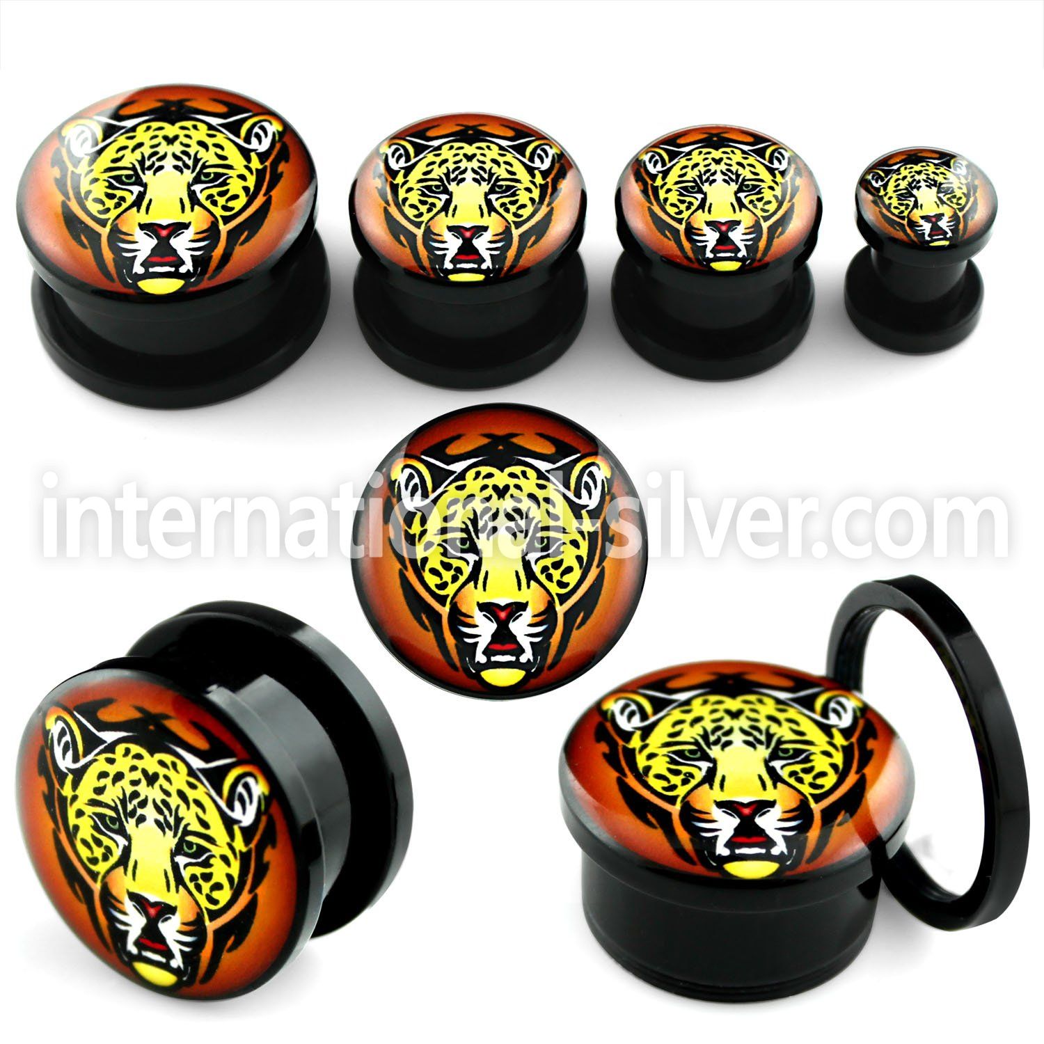 afppp plugs gauges acrylic body jewelry ear lobe