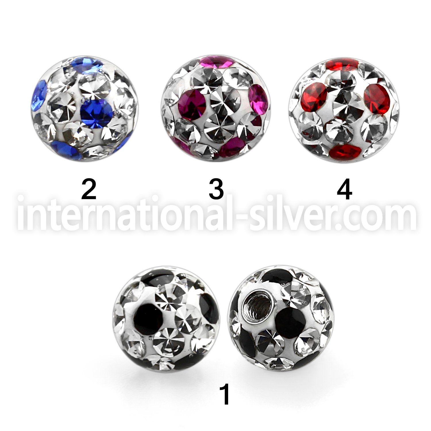 amfr5 loose body jewelry parts surgical steel 316l belly button