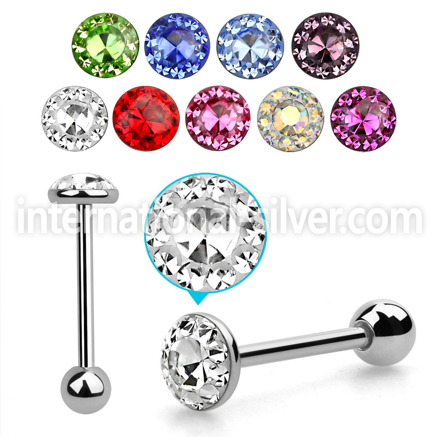 bbfc8x straight barbells surgical steel 316l tongue