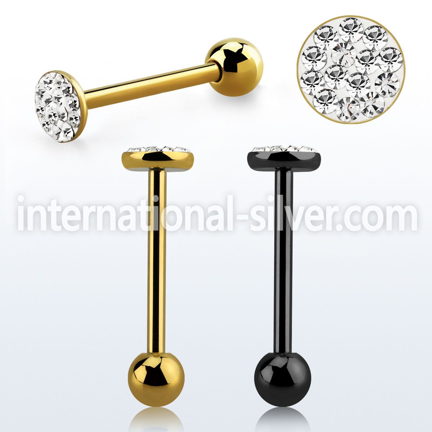 bbmtj9 straight barbells anodized surgical steel 316l tongue