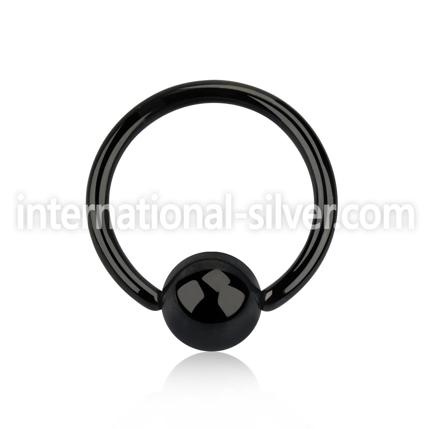 bcrt12g hoops captive rings anodized surgical steel 316l ear lobe